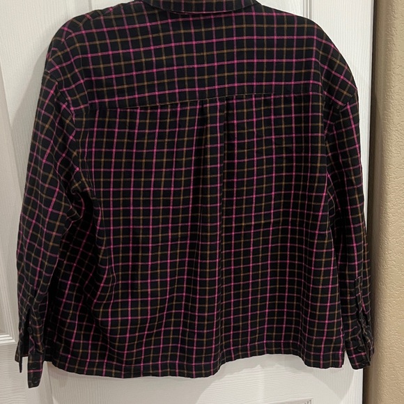Madewell Plaid Button-Up Shirt - Size M - Picture 6 of 8